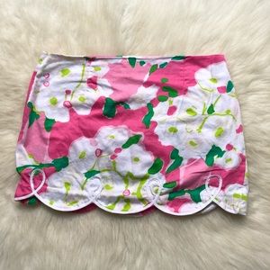 Lily Pulitzer Mini Flower Print Skirt